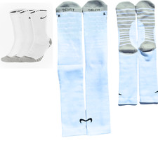 Nike Mens Women Socks Dri-Fit Cushioned Crew Ankle 3 Pairs Training Gym Football