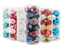 24 Christmas baubles ø6cm set