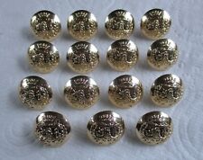 15x UK Army:"ARGYLL & SUTHERLAND HIGHLANDERS BUTTONS" (Small, 19mm, A/A, 1990s)