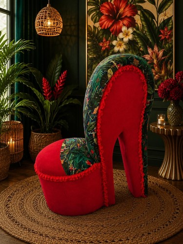 Tropical ruby red plush - ruby,