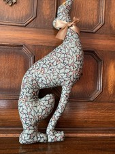 1 X WHIPPET GREYHOUND Decoration Cushion Shelf Standing Christmas Gift 44x18cms