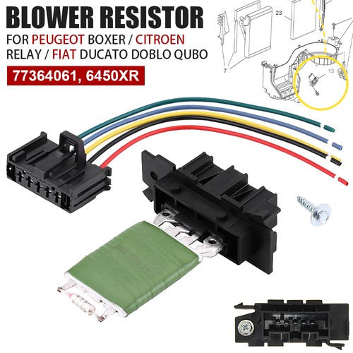 Heater blower motor resistor - heater,