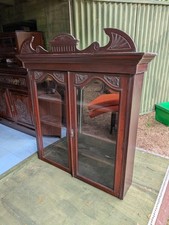 Large mahogany secretaire - large,