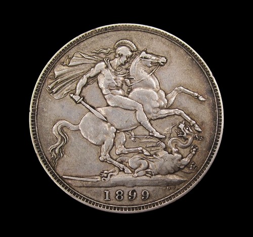 Victoria 1899 silver veiled - silver,