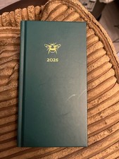 2026 Bee Hearts Week to View Slim Casebound Diary ( The Works)