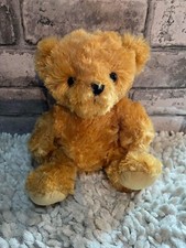 Brown plain bear plush Soft