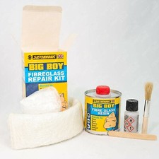 Fibre Glass Resin Repair Kit Bond Moulding Hardener Matting Car Boat All In One