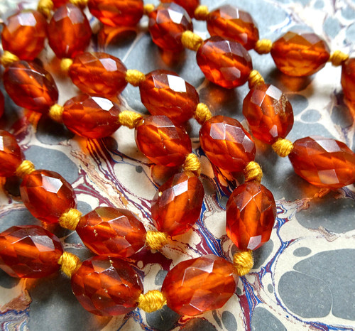 Vintage long baltic amber - vintage, 20"