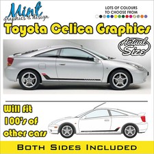 Toyota CELICA VVT Side Stripes GT JDM Decals Stickers Graphics NO P&P 015