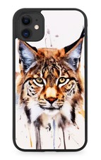 Artistic Bobcat Artwork Rubber Phone Case Art Bob Cat Bobcats Face Graffiti DJ47