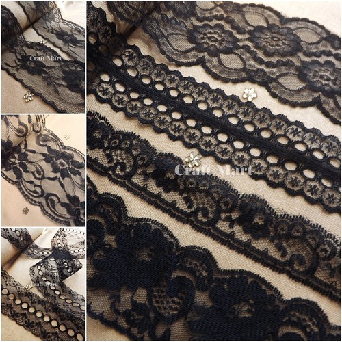 Vintage antique black lace - antique,
