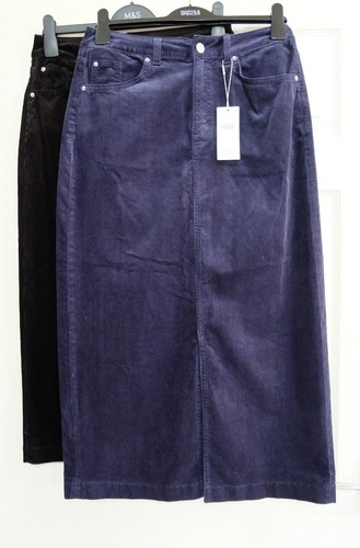 Cord front split midi - cord,