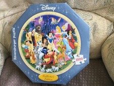 RAVENSBURGER DISNEY 1000 PIECE ROUND JIGSAW PUZZLE