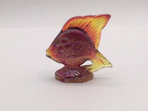 Fenton iridescent amberina - fenton,
