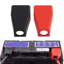 2pcs Car Battery Terminal Covers Positive Negative Top Post Cap Insulate Case