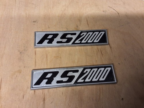 Escort mk1 rs2000 badges - escort,