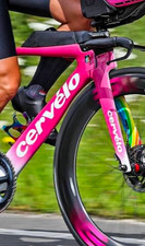 2 CERVELO DOWNTUBE DECALS