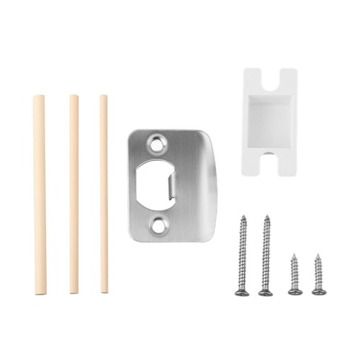 Complete door strike plate - door,