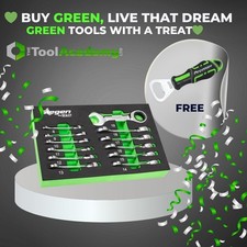 SEALEY GREEN 12pc STUBBY