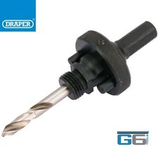 DRAPER 7/16" HOLESAW ARBOR QUICK RELEASE HEX SHANK PILOT DRILL 32 - 210MM, 56402