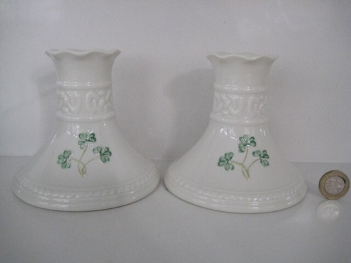 Belleek candle stick - belleek,