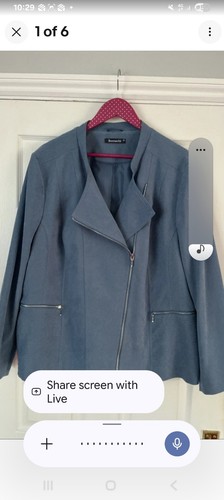 Light blue zip jacket - zip, by