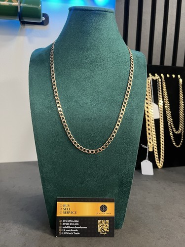 9ct gold chain - , unisex