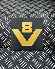Scania V8 Badge - Old Style