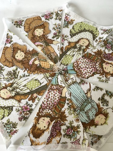 Vintage holly hobbie bunting - vintage,