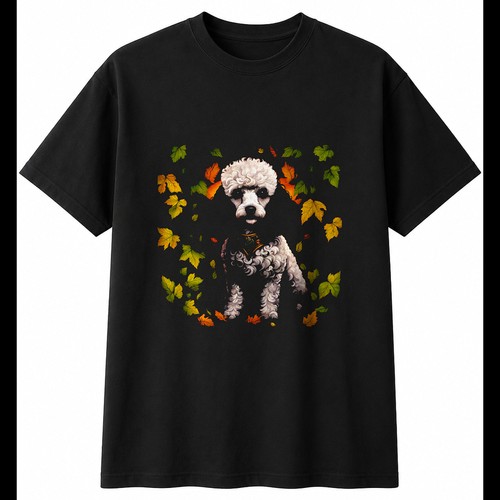 Dark fantasy miniature - dark, poodle