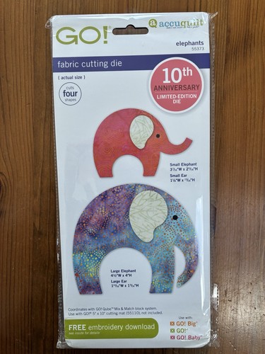 Accuquilt elephants die - go,