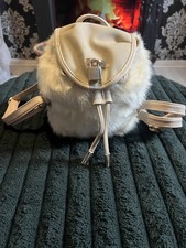 River Island Backpack In Cream