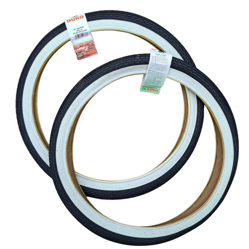 Duro 75 whitewall tyres - duro, 20
