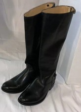 FRYE Black Leather Riding