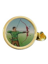 Archery gold plated domed - archery,