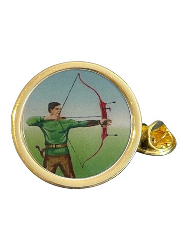 Archery gold plated - gold, domed