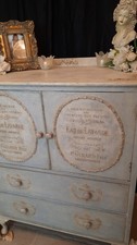 Vintage Painted Solid Wood