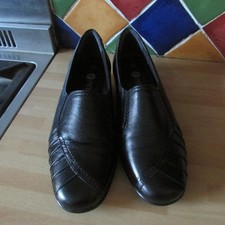 Pavers black leather ladies