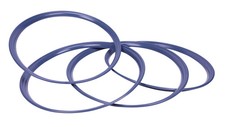 Hubcap Trim Ring Set Gulf Blue