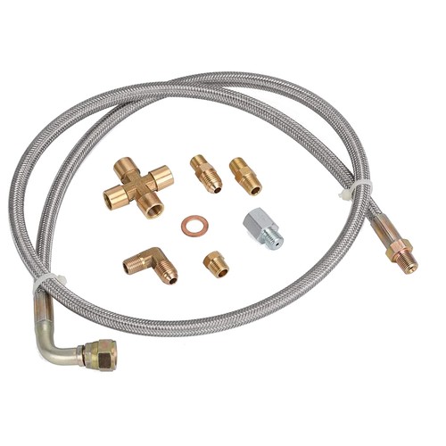 Universal turbo oil feed line - universal,