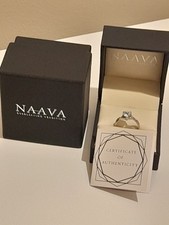 Blue topaz white gold diamond