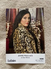 JESSIE WALLACE- KAT MOON (EASTENDERS) HAND SIGNED BBC CAST CARD-UNDEDICATED