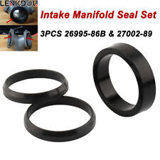 3PCS Carburetor Intake Manifold Seals Set For Harley Big Twin 27002-89 26995-86B