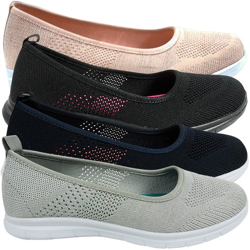 Womens ladies low wedge - ladies, memory