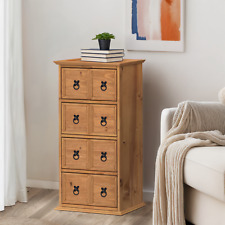 Corona CD Unit 4x2 Storage Tower Mexican Solid Pine by Mercers Furniture®