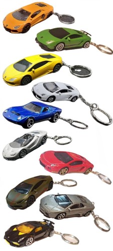 Lamborghini model car keyring - model,