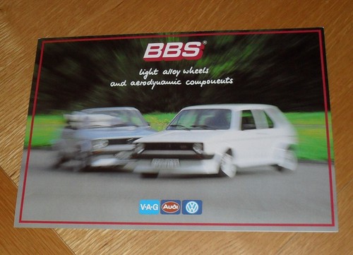Volkswagen audi bbs brochure - volkswagen,