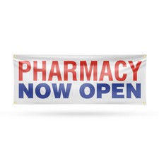 Pharmacy Now Open Vinyl Banner