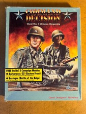 Command Decision by Games