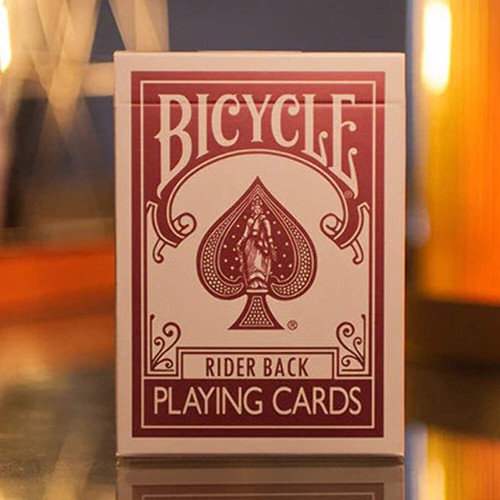 Bicycle metallic ruby playing - bicycle,